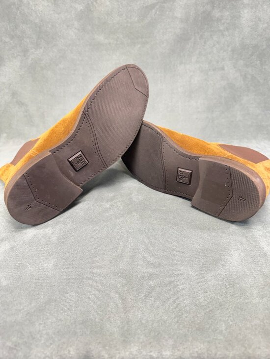 Frye Seth Chelsea Boots Men’s 11.5D Tan Suede Pull On Ankle Boots main image 14
